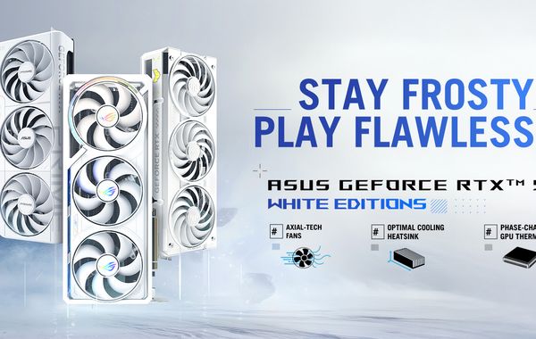 ASUS Unveils White GeForce RTX 50 Series Graphics Cards